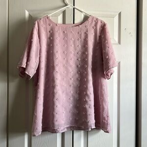 Pink Floral Women's Blouse